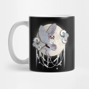 A CAT AND AN OWL, KINDRED SPIRITS MOON DROP FLIGHT Mug